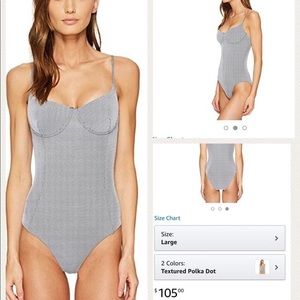 Onia Isabella One Piece Polka Dot Swimsuit
